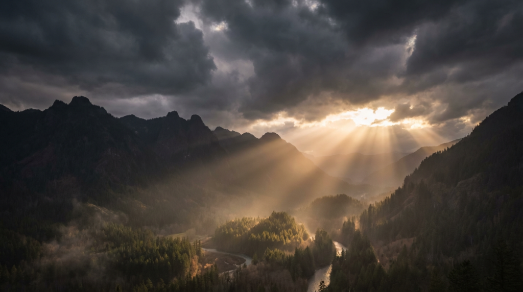 現在の画像に代替テキストがありません。ファイル名: A_breathtaking_natural_landscape_with_dramatic_sun-1766709204936.png